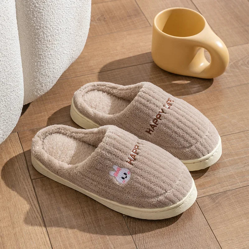 Women’s Happy Life Cotton Slippers