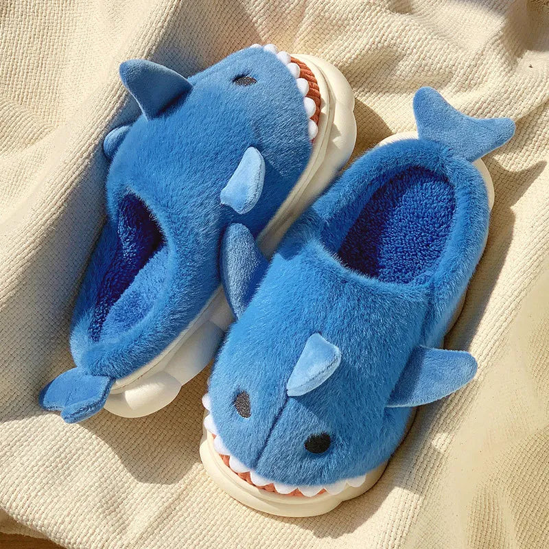 Women's Cartoon Shark Slippers