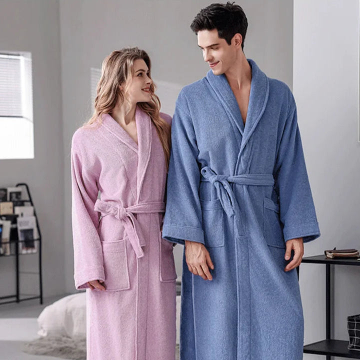 Blue Towel Bathrobe