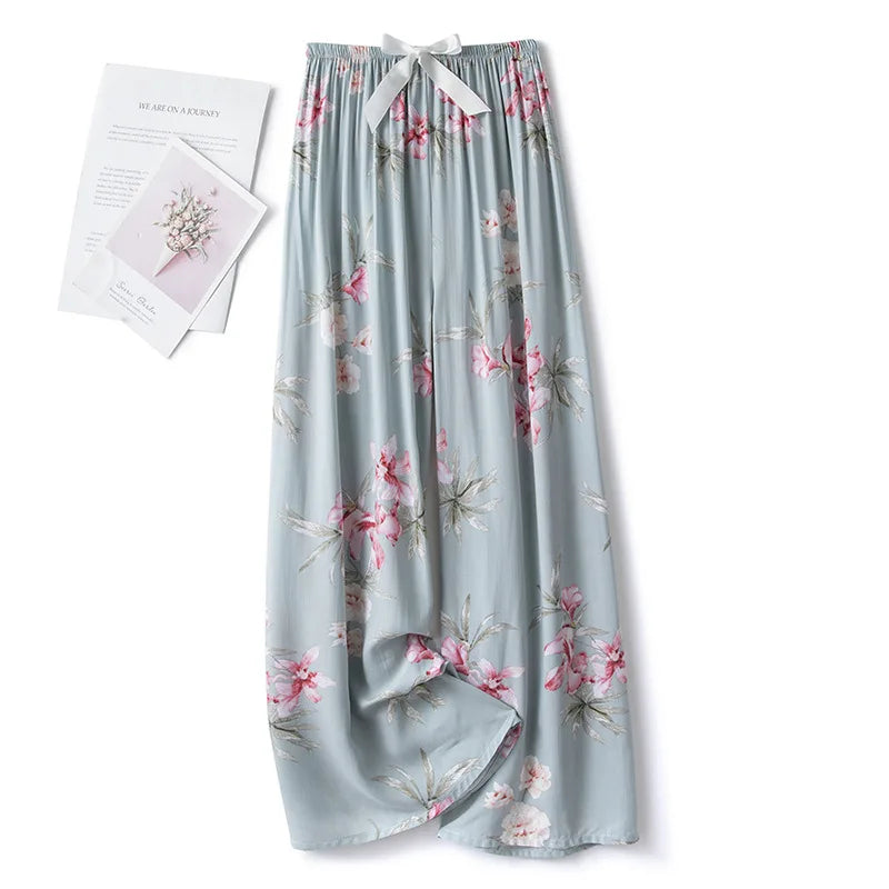 Women's Floral Cotton Pyjama Bottoms