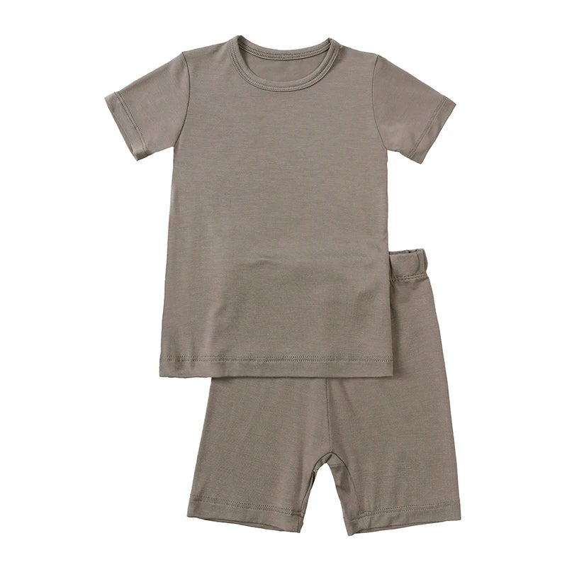 Grey Bamboo Kids Pyjama Set