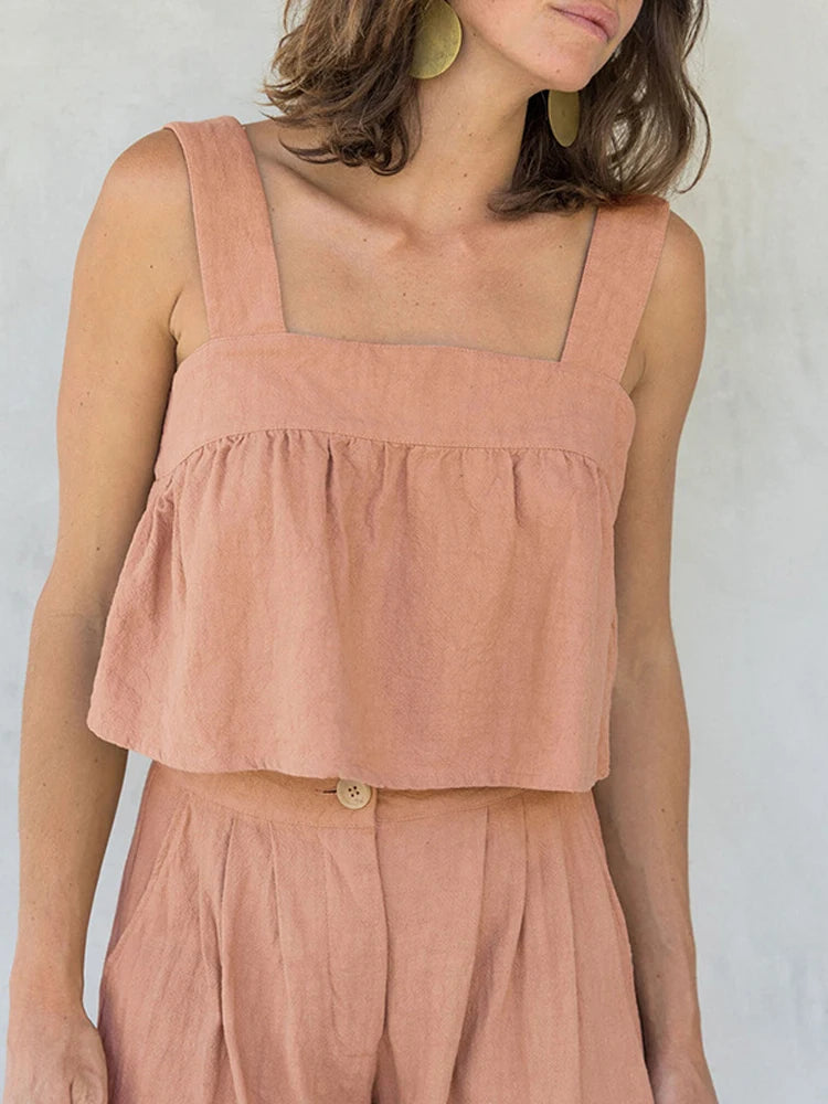 Women's Wide Leg Pyjama Set