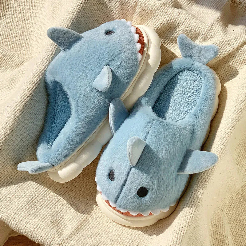 Women's Cartoon Shark Slippers