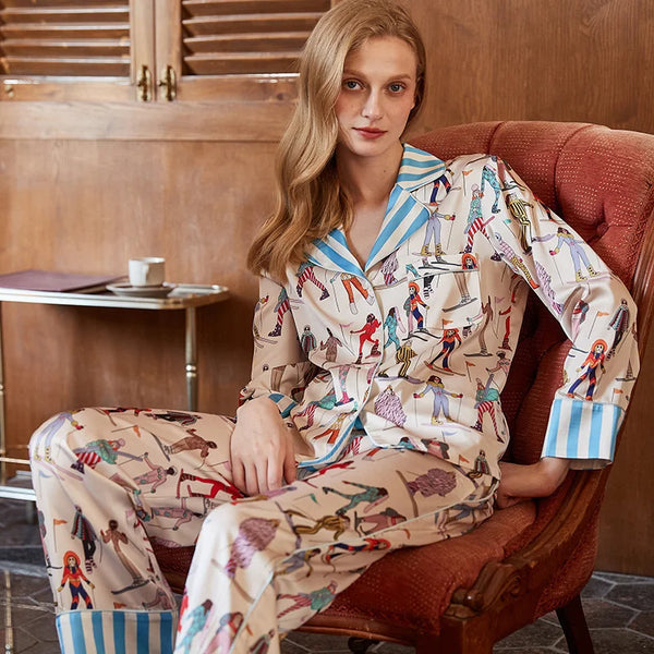 Abstract Women's Pyjamas Set