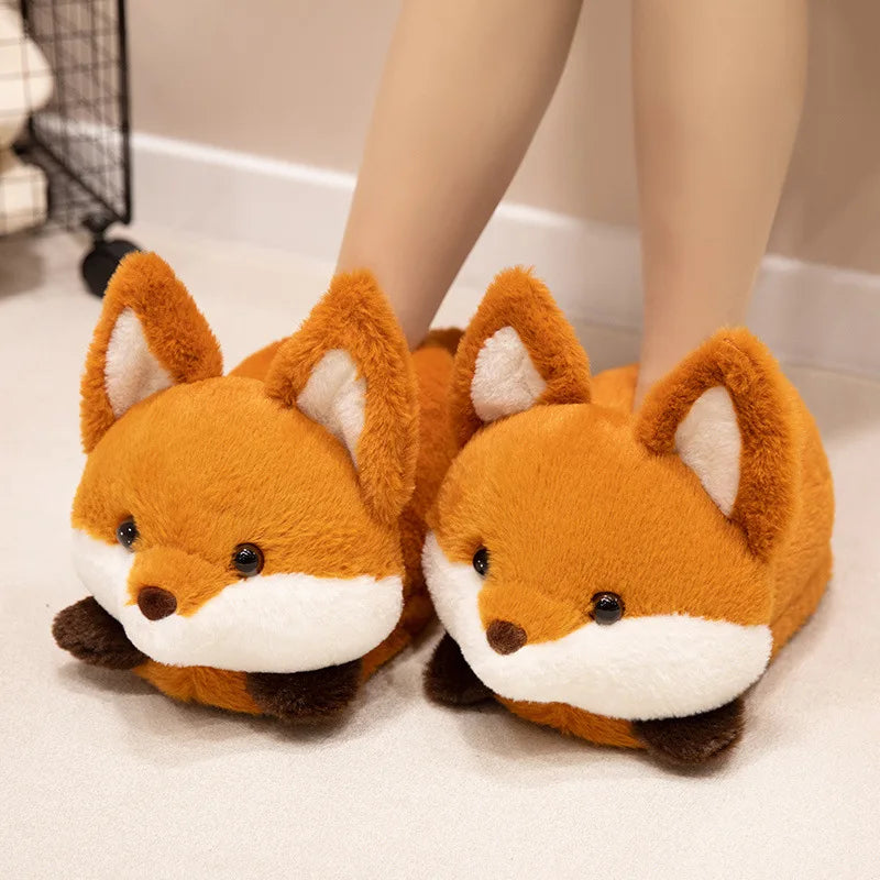 Women's Fox Slippers