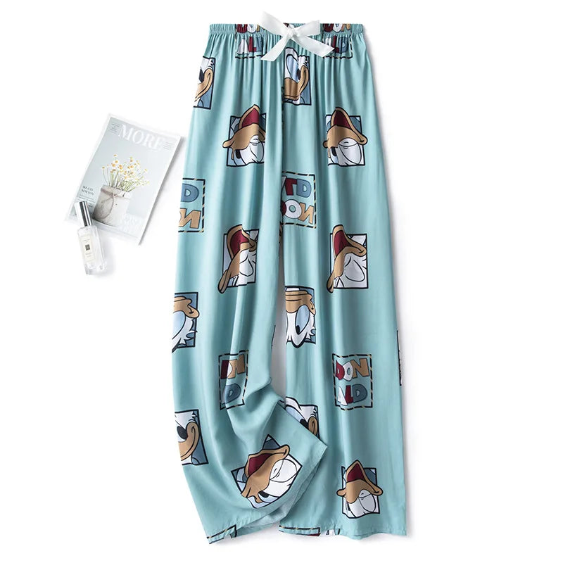 Women's Floral Cotton Pyjama Bottoms