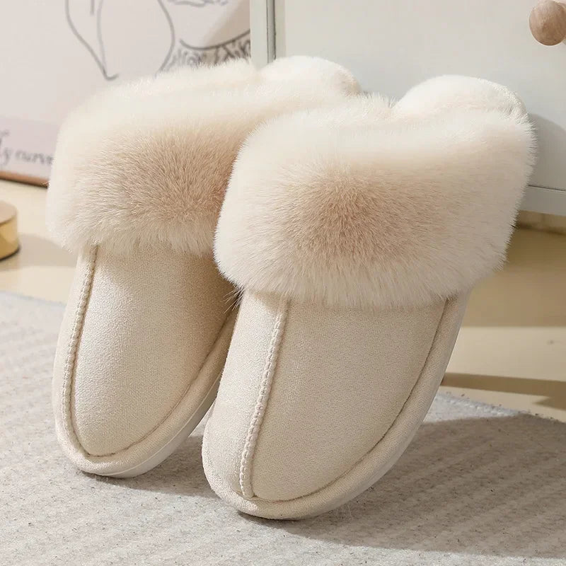 Women's Fuzzy Faux Fur Slippers