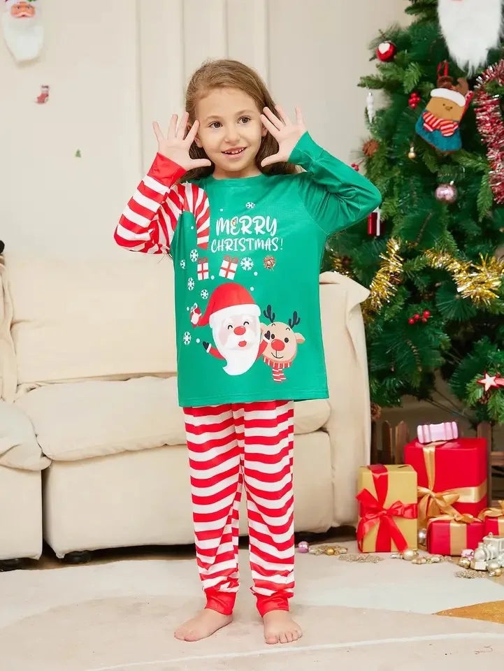 Santa Claus Matching Christmas Pyjama Set