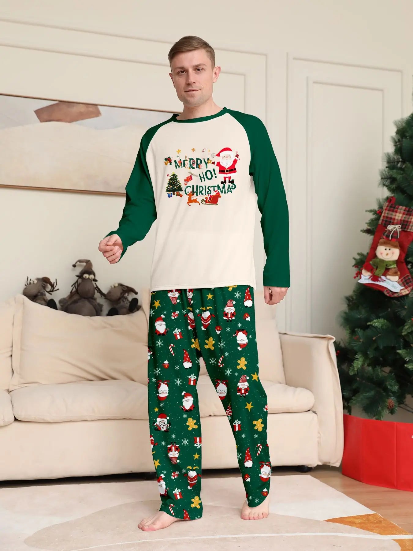Santa & Tree Family Christmas Pyjama Set