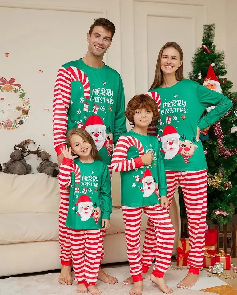 Santa Claus Matching Christmas Pyjama Set