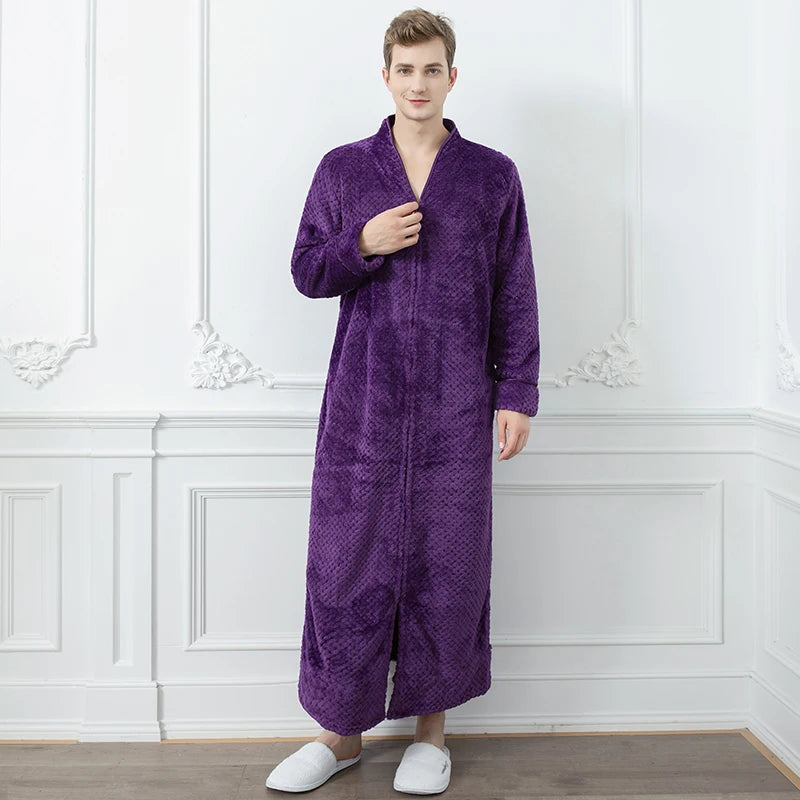 Extra Long Thermal Dressing Gown