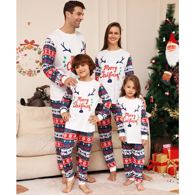 Christmas Antler Matching Pyjama Set