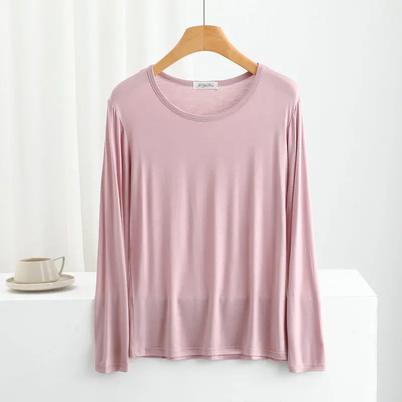 Women's Modal Long-Sleeve Pj Tops