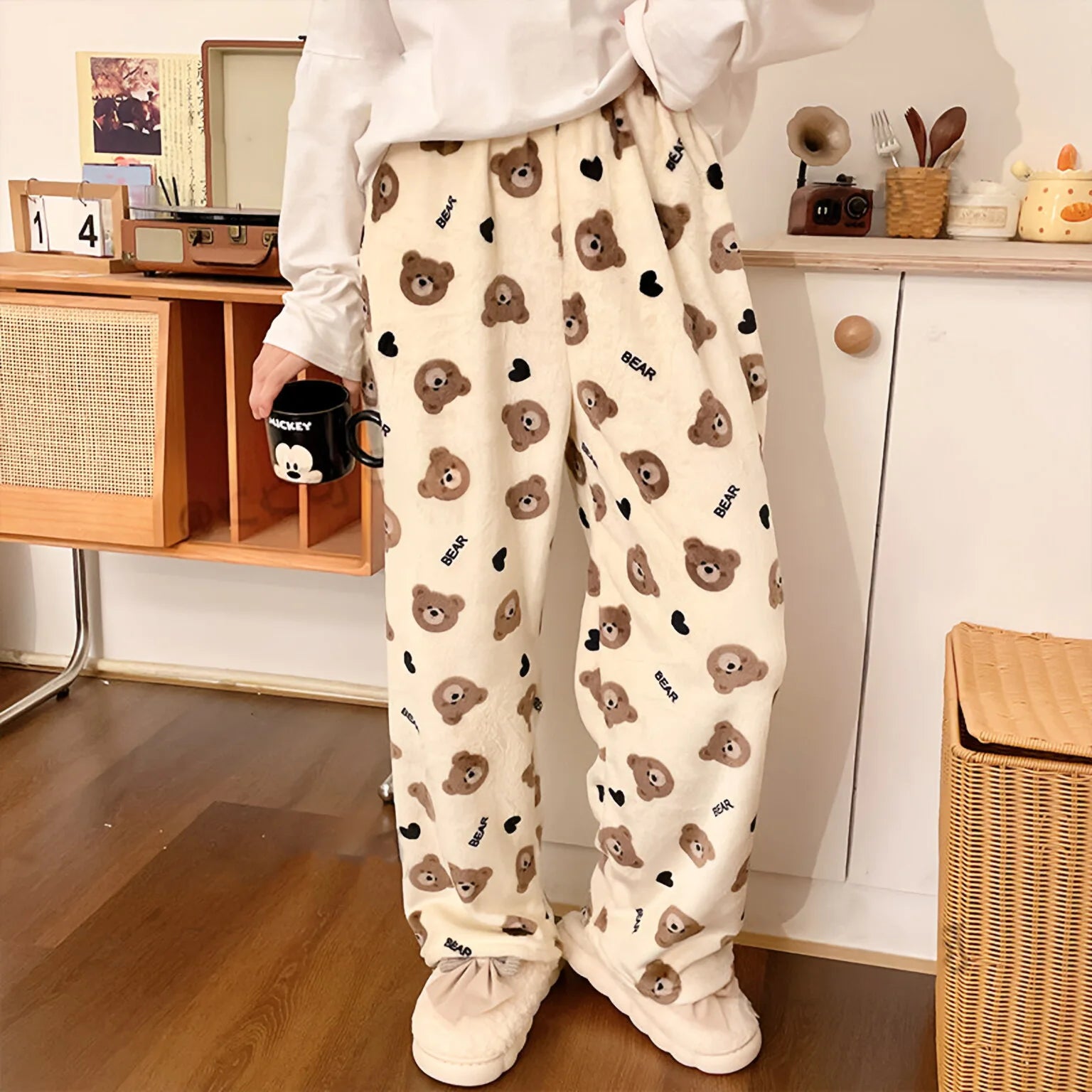 Women's Teddy Bear Pyjama Bottoms