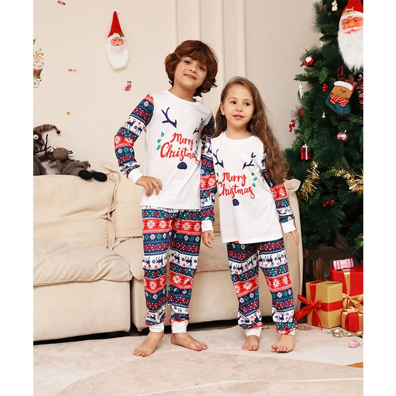Christmas Antler Matching Pyjama Set