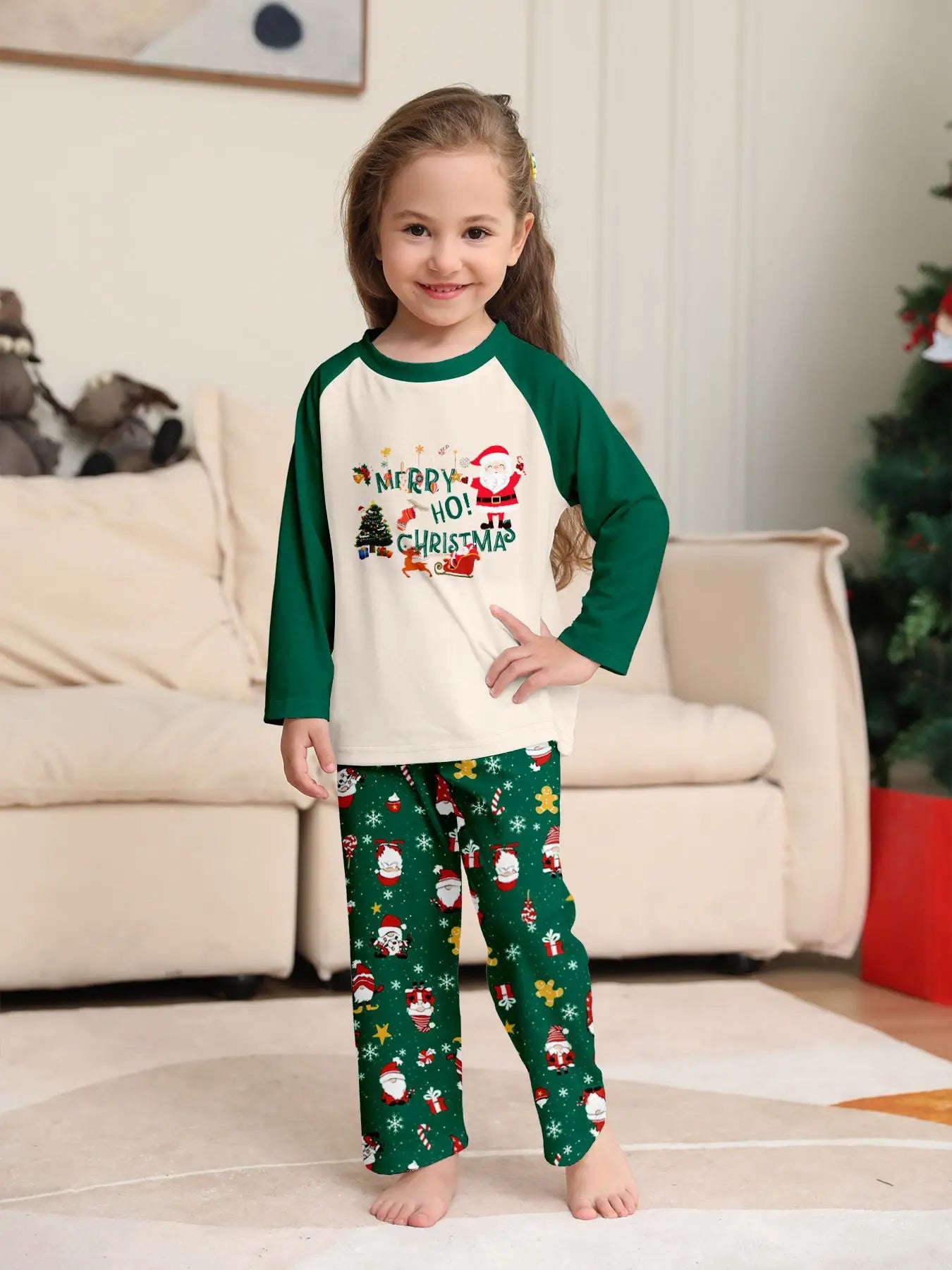 Santa & Tree Family Christmas Pyjama Set
