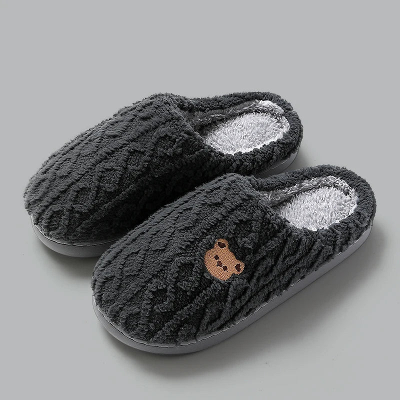 Women's Cotton Faux Fur Slippers