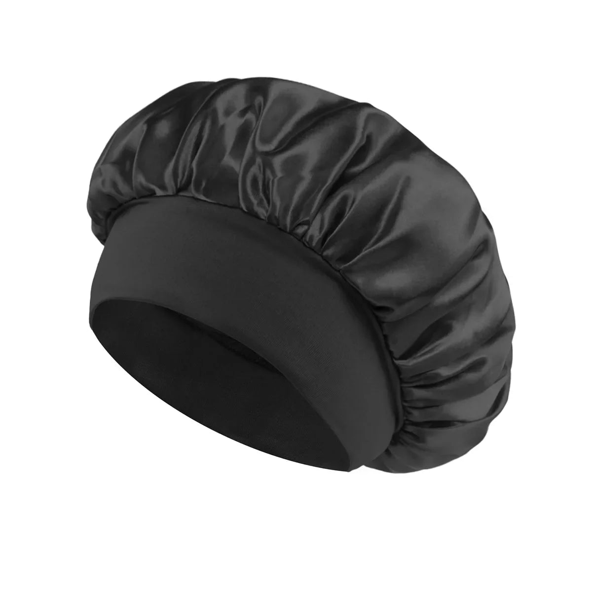 Satin Wide-brimmed Hair Bonnet