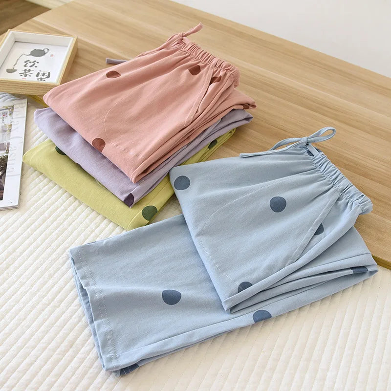 Women's Polka Dot Pyjama Bottoms