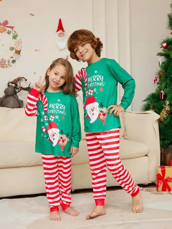 Santa Claus Matching Christmas Pyjama Set