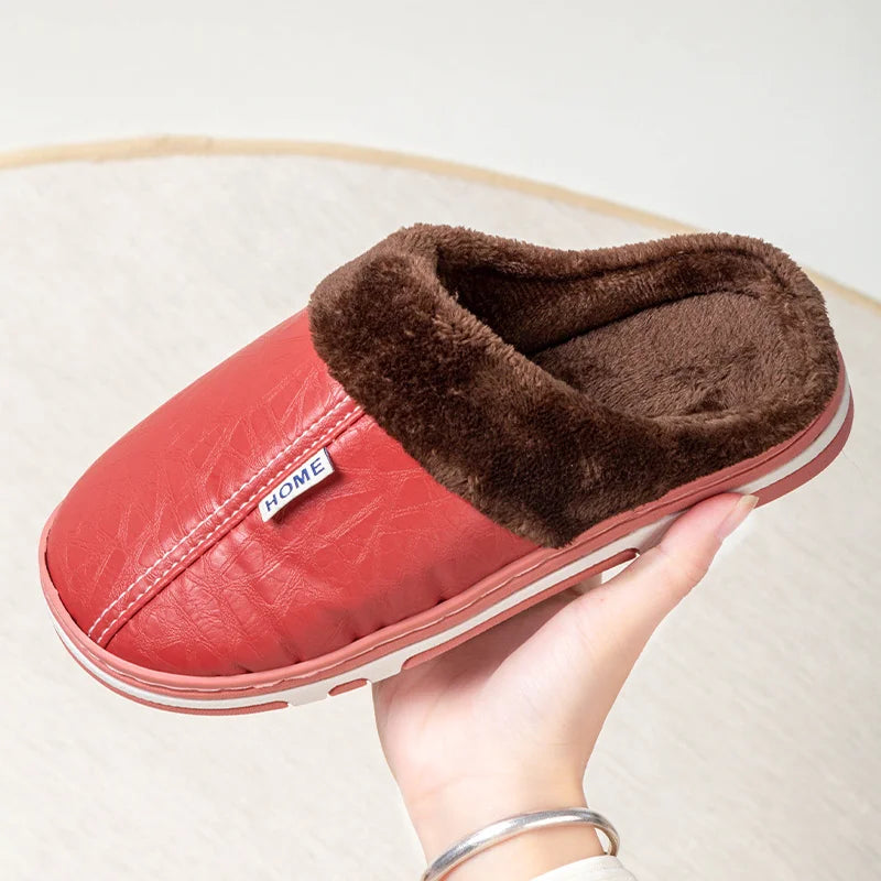 Men's Soft Plush Casual Slippers
