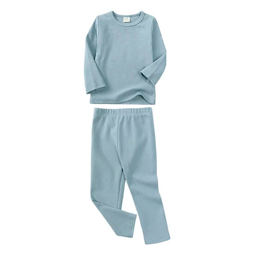 Colourful Denim Blue Kids Pyjama Sets