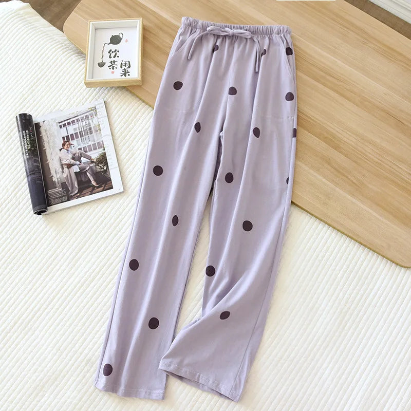 Women's Polka Dot Pyjama Bottoms