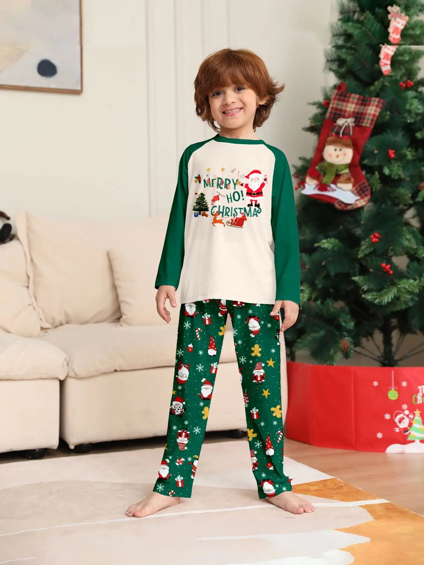 Santa & Tree Family Christmas Pyjama Set