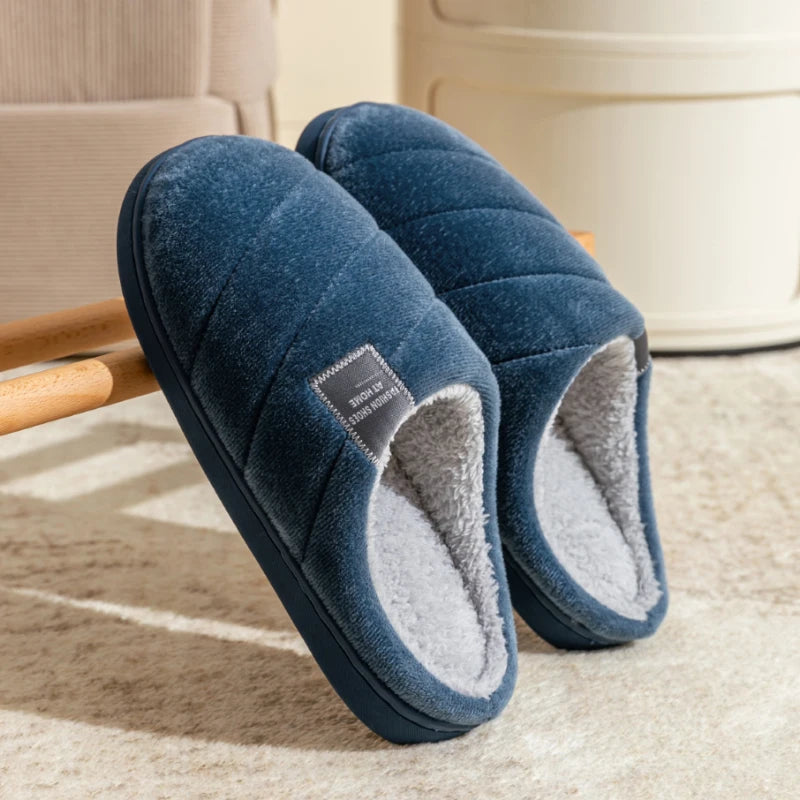 Men's Warm Anti-Slip House Slippers