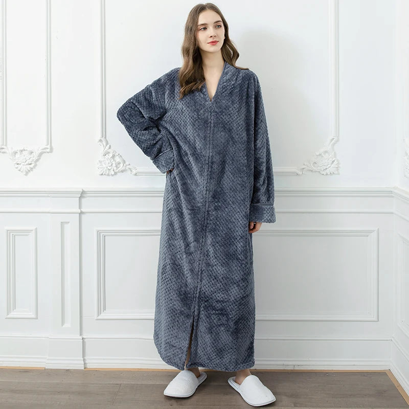 Extra Long Thermal Dressing Gown