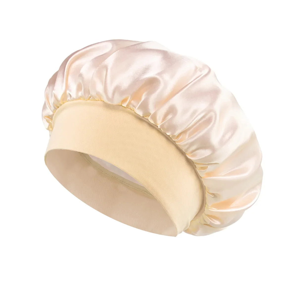 Satin Wide-brimmed Hair Bonnet