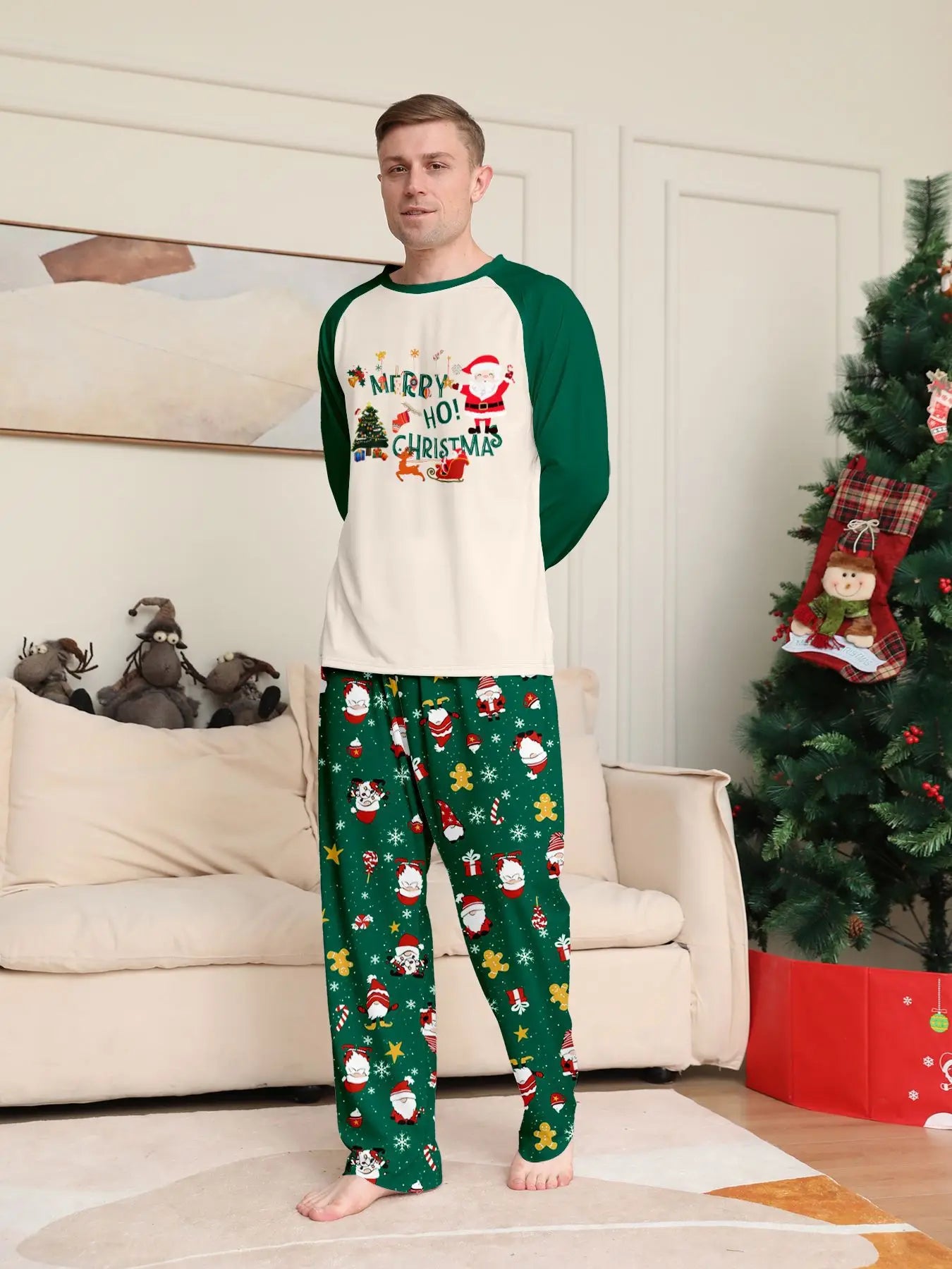 Santa & Tree Family Christmas Pyjama Set