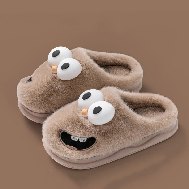 Funny Cartoon Soft Mens Slippers