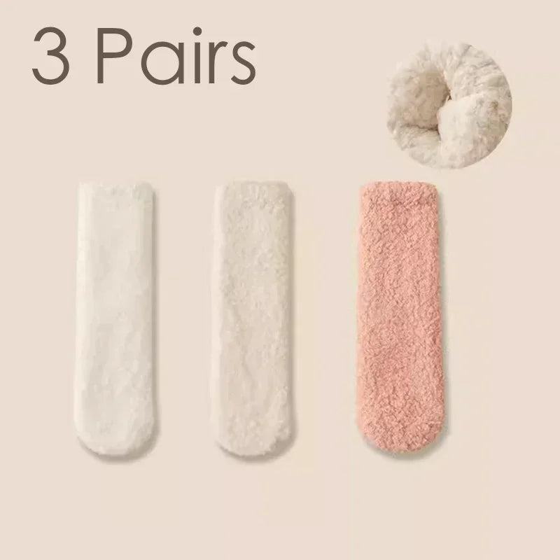 3 Pair Fluffy Socks