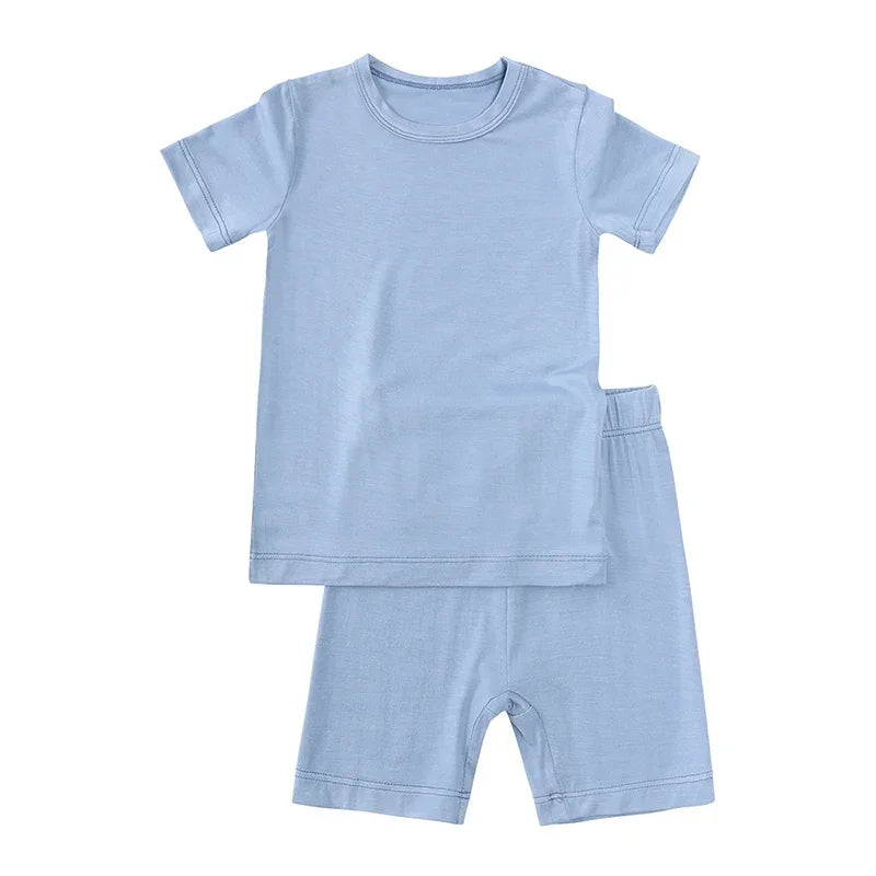Kids Cotton Long Sleeve & Pyjama Bottoms Set