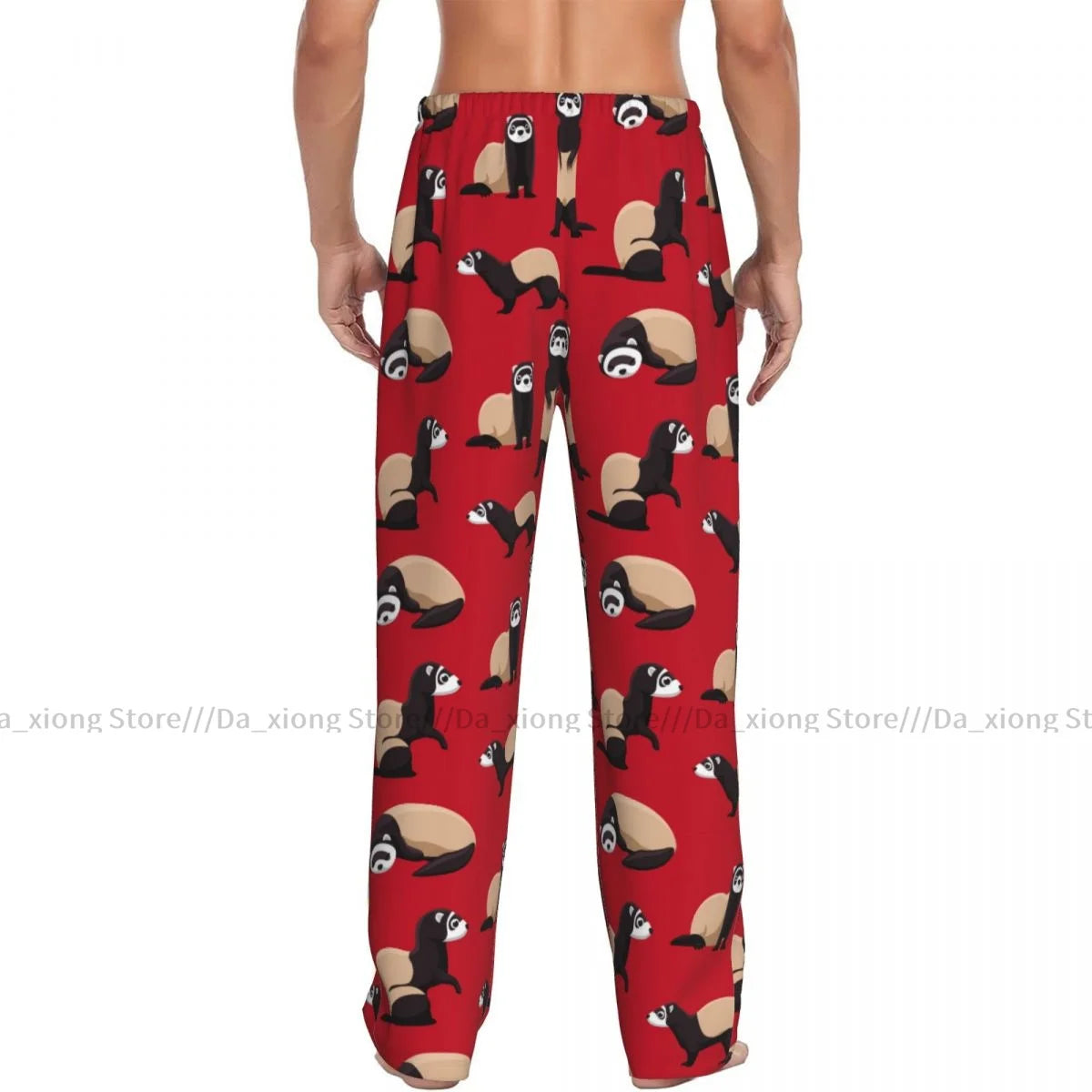 Men's Red Lounge Pyjama Pants
