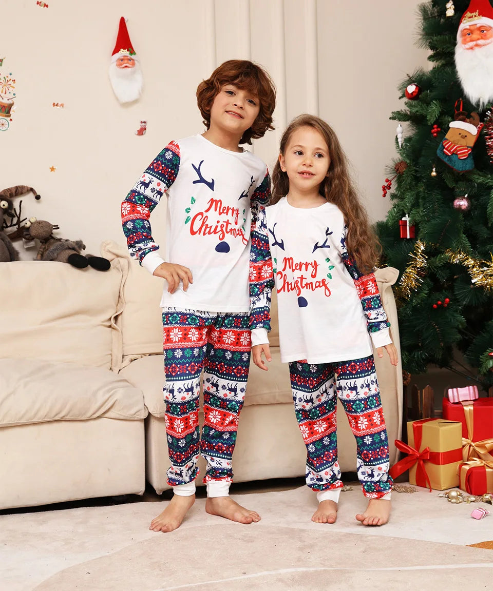 Christmas Antler Matching Pyjama Set