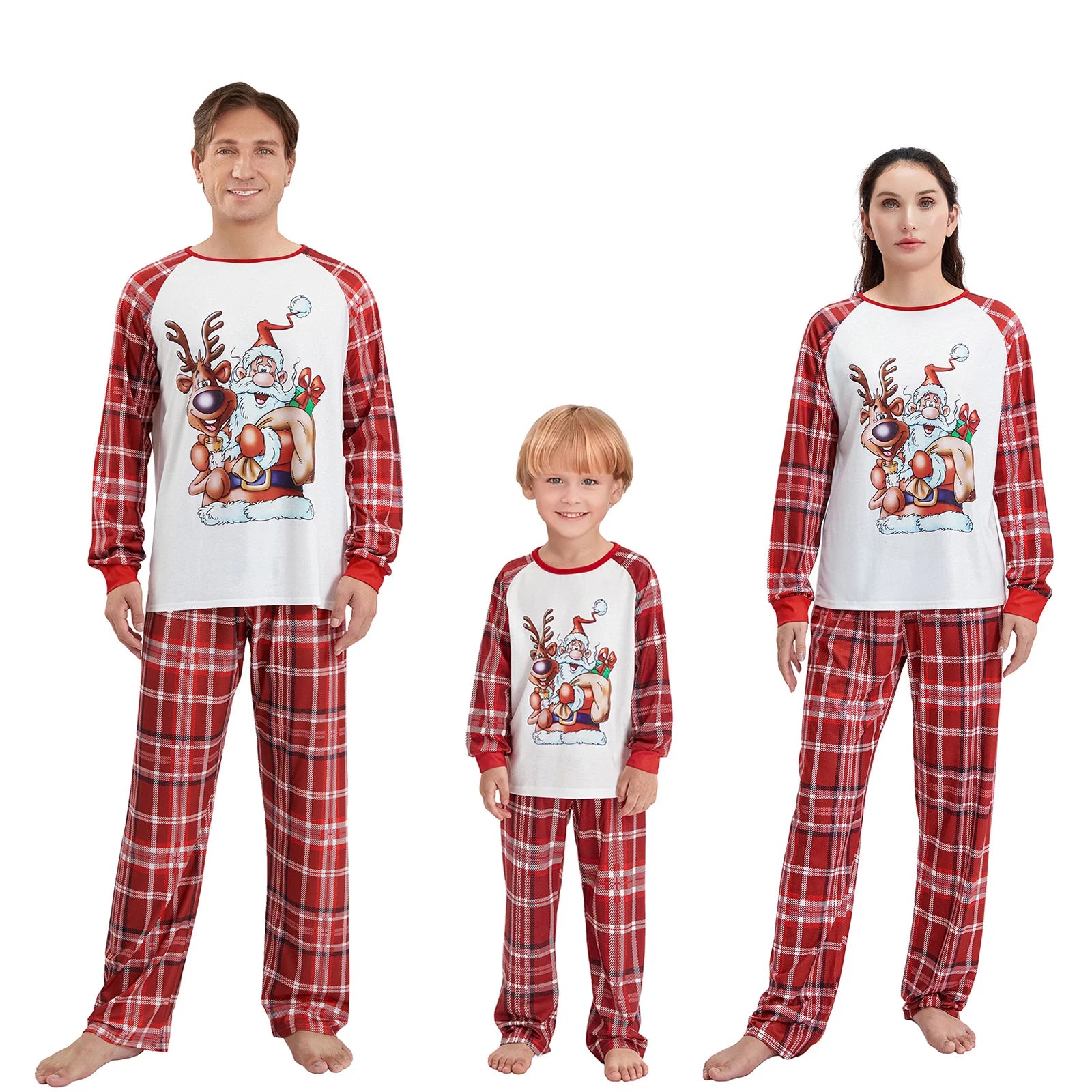 Christmas Santa & Rudolf Pyjama Set