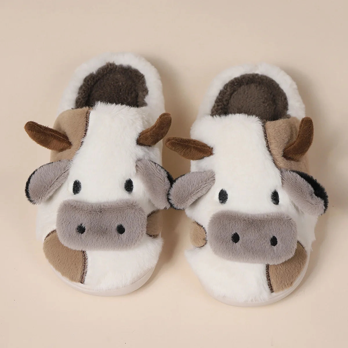 Women's Cow Slippers