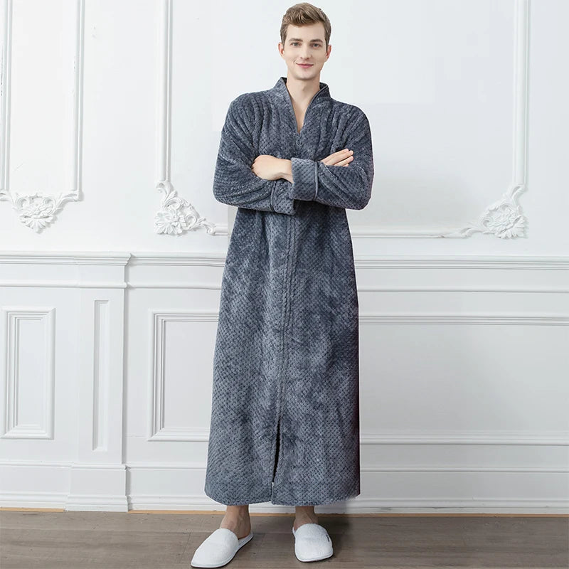 Extra Long Thermal Dressing Gown