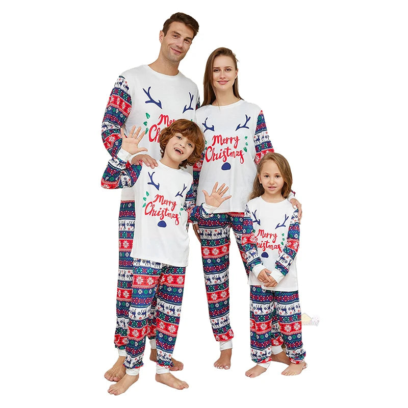 Christmas Antler Matching Pyjama Set