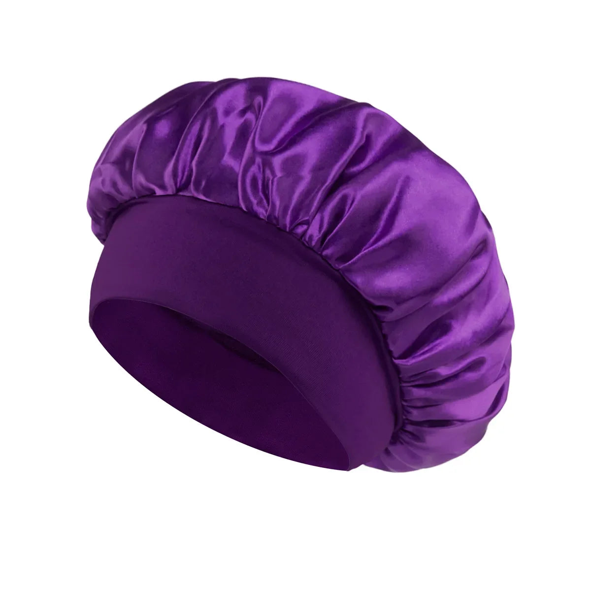 Satin Wide-brimmed Hair Bonnet