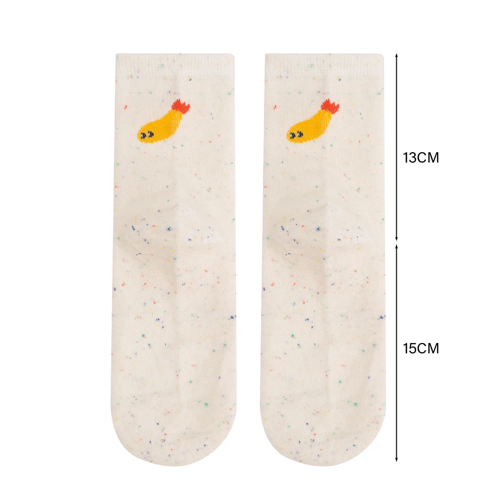 Women's Speckled Cat & Fish Socks