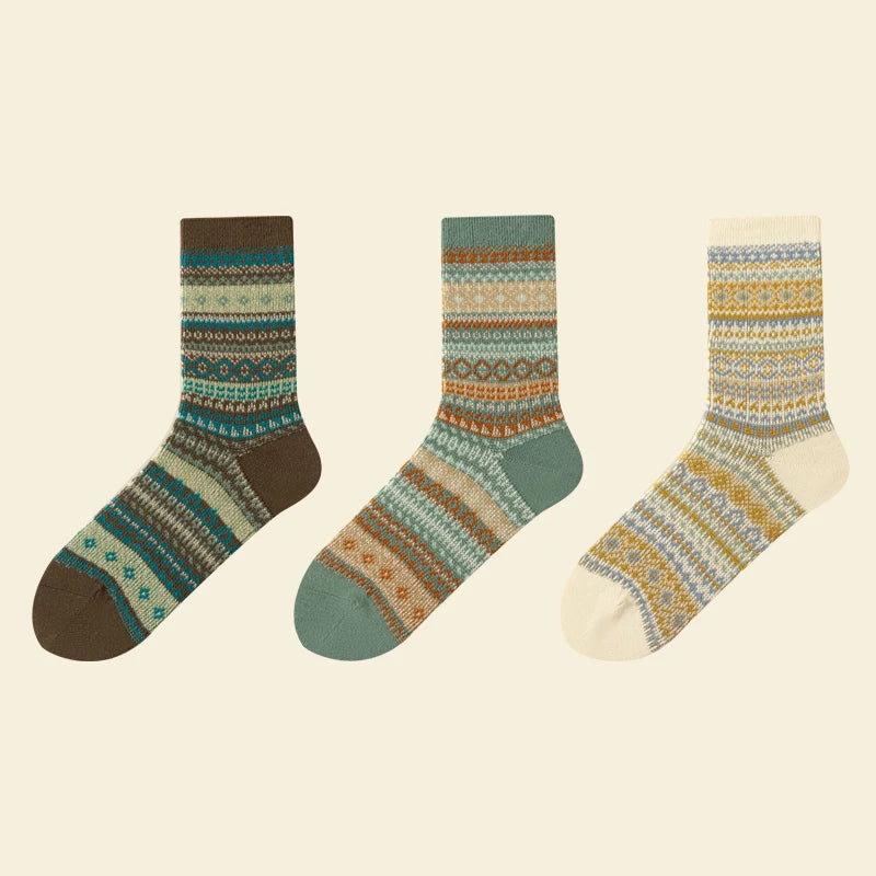 Women's 3 Pack Cotton Cabin Socks