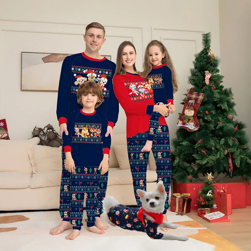 Matching Christmas Doggy Pyjama Set