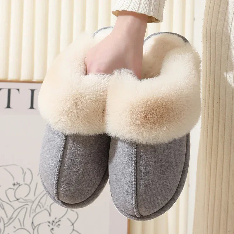 Women's Fuzzy Faux Fur Slippers