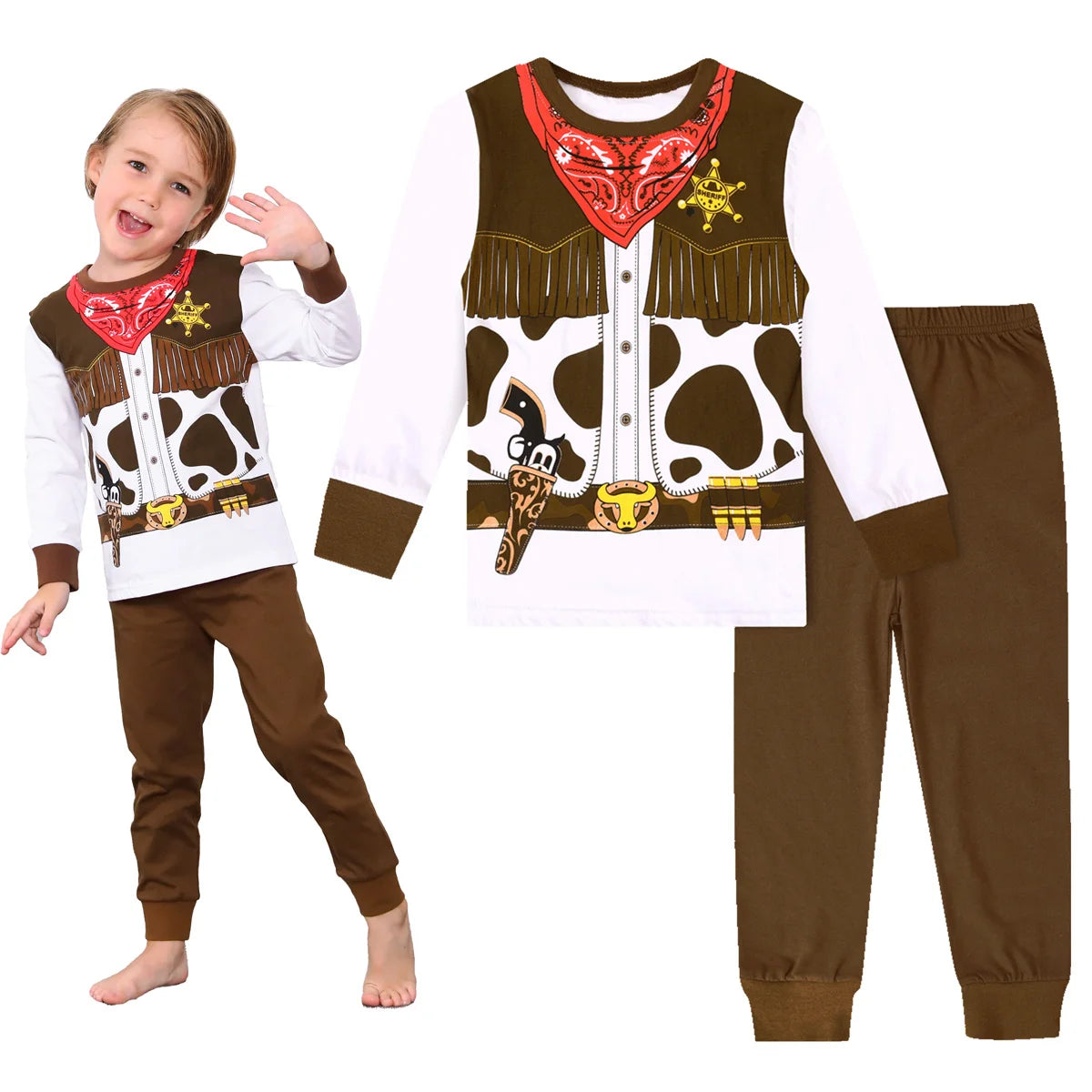 Kid's Cowboy Cosplay Pyjamas