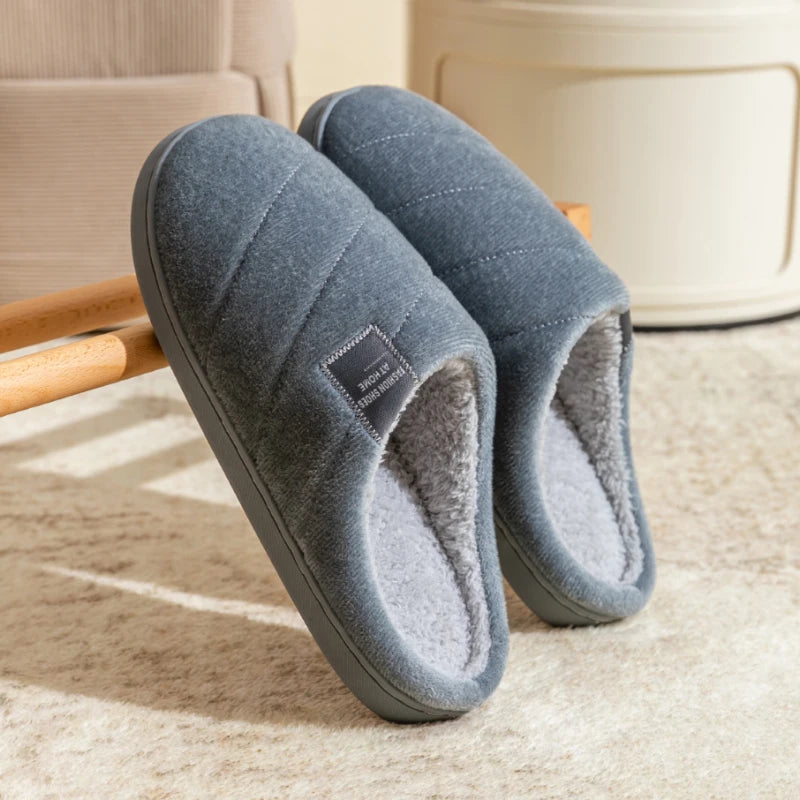 Men's Warm Anti-Slip House Slippers