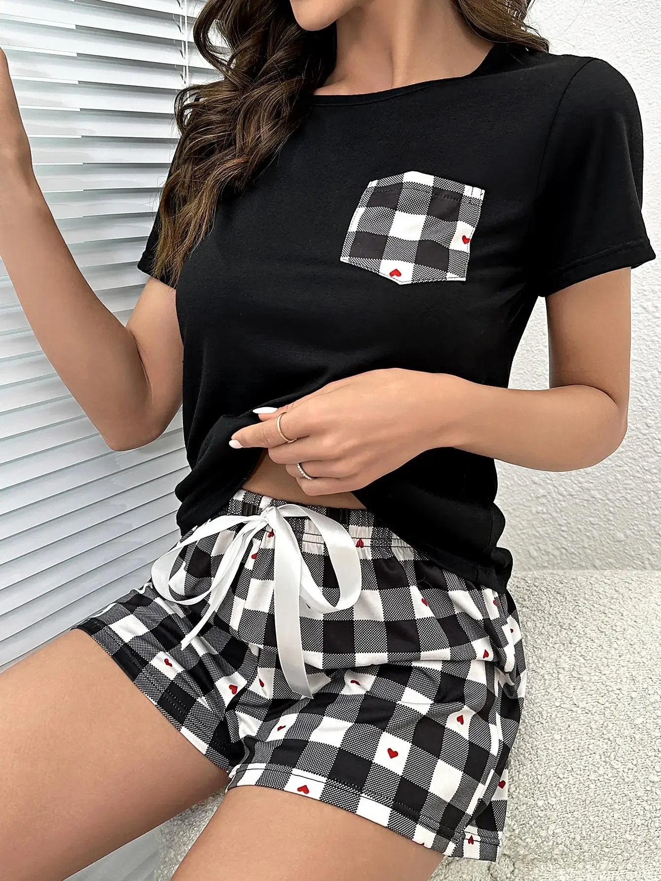 Women's Summer Pyjama Shorts Set