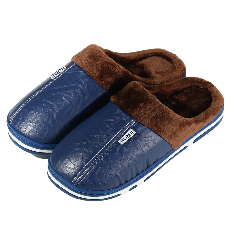 Men's Soft Plush Casual Slippers